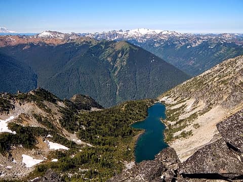 Sylvester Lake from Grindstone summit