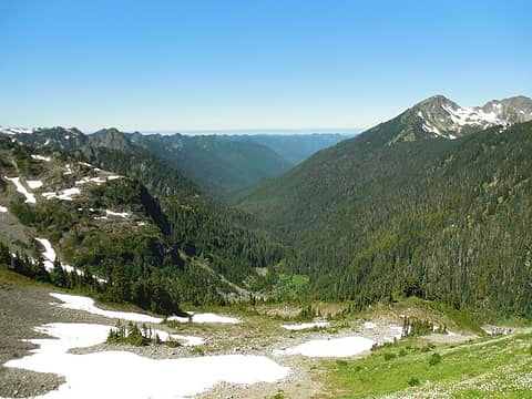 looking west down the SolDuc