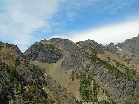 Peak 7022 from March-Lenten ridge