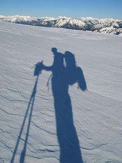 My shadow backpacking