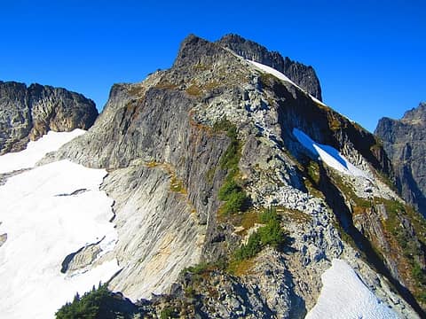 Thornton's summit ridge