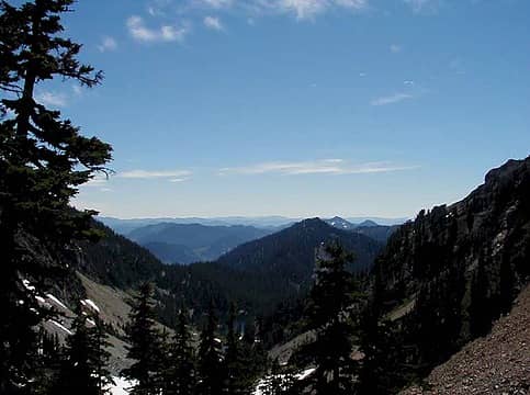 Full view from melakwa pass looking south