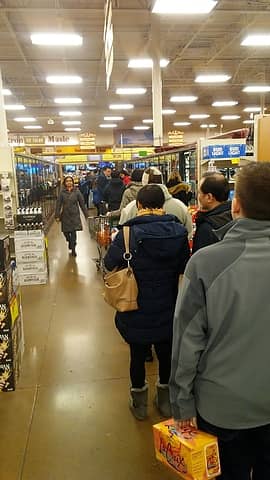 Fred Meyer Self Checkout at 8 PM