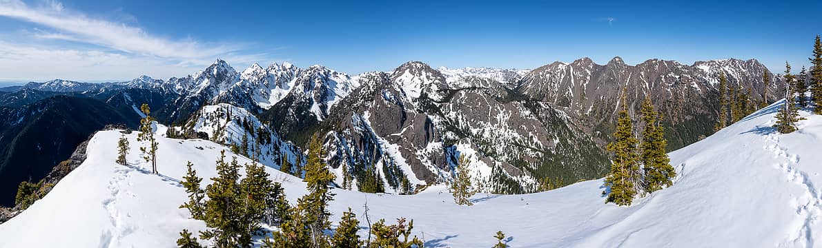 Summit area panorama