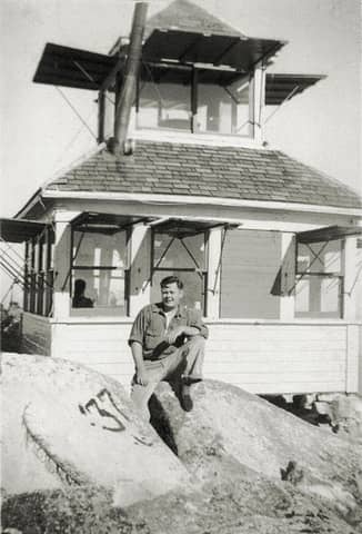 Joe Beckett at Mount Pilchuck, circa 1937