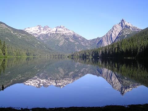 Reflection in Waptus Lake