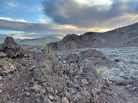 Dawn at Craters of the Moon Natnl Monument